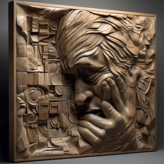 نموذج ثلاثي الأبعاد لآلة CNC 3D Art 